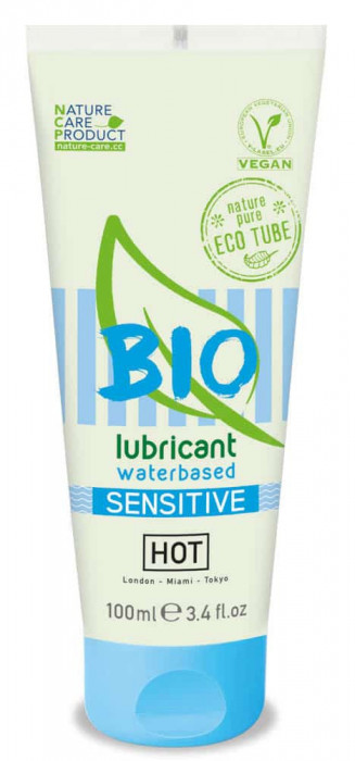 Hot Bio Sensitiv - Lubrifiant pe Bază de Apă Bio, 100 ml