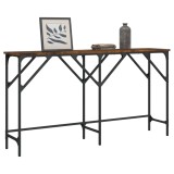 Cumpara ieftin Măsuță consolă, stejar fumuriu, 140x29x75 cm, lemn prelucrat