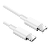 Cumpara ieftin Cablu USB C la USB C Unidopro, 1 m, 3A, 60W, metal, PVC, alb