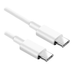 Cablu USB C la USB C Unidopro, 1 m, 3A, 60W, metal, PVC, alb