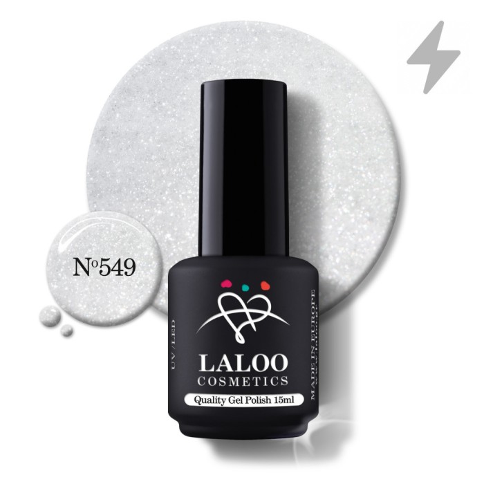 549 Charming Flash White | Laloo gel polish 15ml