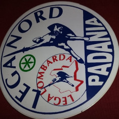 Abtibild vintage de Colectie-LEGA NORD PADANIA--LEGA LOMBARDA,,T.GRATUIT