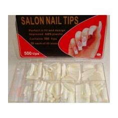 Tipsuri Unghii False 500 bucati salon nails