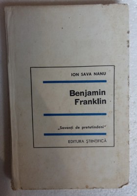 (C477) ION SAVA NANU - BENJAMIN FRANKLIN foto