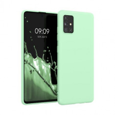 Husa pentru Samsung Galaxy A51, Silicon, Verde, 51196.176 foto