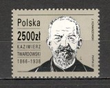 Polonia.1991 125 ani nastere K.Twardovski-filozof,pedagog MP.255, Nestampilat