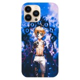 Husa compatibila cu Apple iPhone 13 Mini model Meliodas 7 Deadly Sins, Silicon, TPU, Viceversa, Transparent, Carcasa