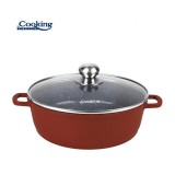 Cratita aluminiu cu capac 36x9.5 cm, 8.8 l, Calabria, Cooking by Heinner