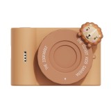 Aparat foto video digital, cu ecran tactic si camera selfie, The Zoo Family Urban, Lion