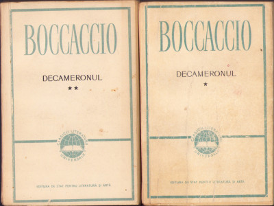 HST C6182 Decameronul 1957 Boccaccio vol I+II foto