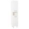 Dulap baie tip coloana GN0021, Pal lucios, 5 rafturi, 4 usi, picioare reglabile, 35x31.6x166 cm