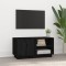 Gossi comoda tv, negru, 80x35x40,5 cm, lemn masiv de pin