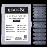 Tipsuri Reutilizabile REVOMAX PRO TIPS LUXORISE Slim Revolution pentru Polygel si gel, 120 buc