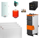 Pachet Centrala Termica TIS PLUS 11 kW cu Boiler Sunsystem 80L si Radiatoare Otel T22