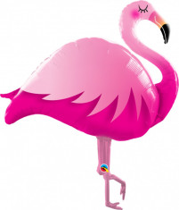 Balon Folie Figurina Flamingo - 118 cm, Qualatex 57807 foto