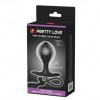 Dop Anal Gonflabil Pretty Love Inflatable Anal Plug Silicon Negru, Diametru 3.2-6cm, Unisex