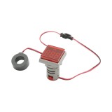 Indicator digital ampermetru LED rosu 0-100A, 220V/380V &Oslash; 22mm Breckner Germany