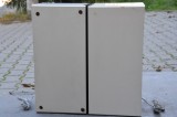 Boxe Magnat 501 Goodmans, 30W, 35-22000Hz, 4-8 Ohmi, 2x20cm Bass, 59x26x28cm, Albe/Negre
