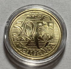 50 Bani 2010 Romania, Aurel Vlaicu, in capsula, din fisic UNC foto