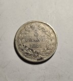 Franta 5 Franci 1841 BB Piesa de Colectie