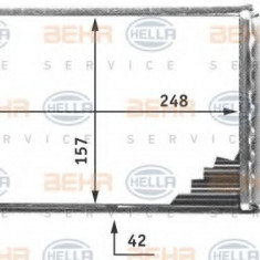 Radiator incalzire interior PEUGEOT 406 Estate (8E/F) (1996 - 2004) HELLA 8FH 351 311-671