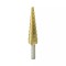 Burghiu treptat 4-12mm, hss, tin