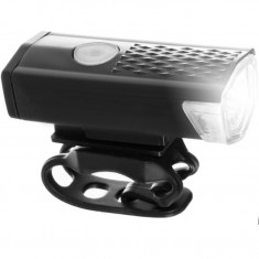 Set Stop si Far Led cu Rotire 360 ° pentru Bicicleta, Incarcare USB , 3 Moduri de Luminare Inainte si 7 Spate, plastic + ABS, Negru