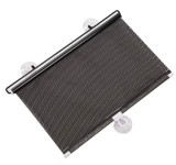 Parasolar Auto Retractabil cu Ventuze, Negru, 68x125 cm - Protectie UV, Caldura, Universal