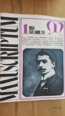 Manuscriptum anul XV (54) foto