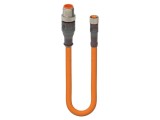 Cablu LUMBERG AUTOMATION M12 M8 4 pini 2m 30VDC RST 4-RKMV 4-1006/2 M pentru senzori și automatizări