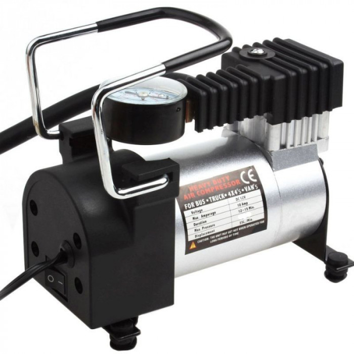 Compresor auto 150w, alimentare 12v, 150 psi, 27 l/min