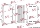 Radiator racire ulei motor, termoflot Mercedes Clasa C, Clasa E, Glc-Class, Slk/Slc-Class, motor: 2.0 T, Phev, 72x142x69, SRLine, Aluminiu,