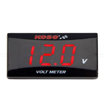 Voltmetru digital KOSO slim LCD universal A1004RED foto