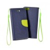 Husa Flip Fancy Samsung Galaxy A20 (A205) / A30 (A305) Blue/Lime
