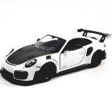 Macheta Kinsmart Porsche 911 GT2 RS 2010 Eggshell White Hard Top 1/36