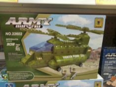 Joc tip Lego elicopter militar pentru baieti . Nou! Sigilat! foto