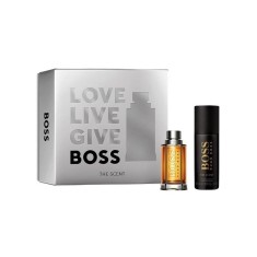 Set cadou Hugo Boss The Scent pentru bărbați EDT 100 ml + EDT 10 ml + 100 ml gel de duș