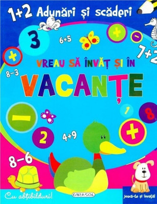 Vreau sa invat si in vacante-Adunari si scaderi PlayLearn Toys foto