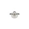 Oala din inox cu capac,fund termic multistrat, 1.5litri, 16cm, Kinghoff