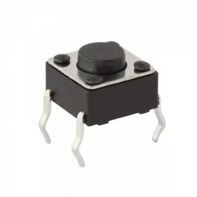 Microintrerupator 1 circuit 0.05A 12VDC OFF-(ON) buton 2.5 mm fara retinere foto