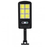 Lampa solara 60w cu senzor miscare, 6 x LED COB si 2 x acumulatori : Set - 2 buc