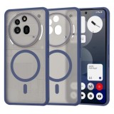 Husa MagSafe pentru Nothing Phone (3a) Pro, Techsuit, HaloFrost, Bleumarin