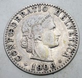1.350 ELVETIA 20 RAPPEN 1906 B