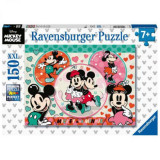 PUZZLE MICKEY SI MINNIE, 150 PIESE, Ravensburger