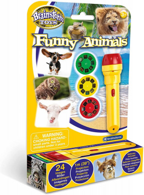 Proiector tip lanterna - Animalute haioase PlayLearn Toys foto