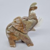 Statueta elefant onix vechi vintage - 331 grame