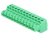 Regletă de Conexiuni Deconectabilă 3,5mm 12 Piste Drept Mufă