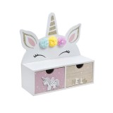 Cutie depozitare decorativa, Unicorn, 2x10x27 cm, Lemn, ATU-088947, Oem