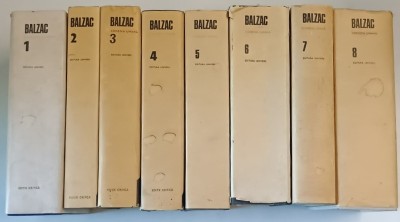 BALZAC , COMEDIA UMANA , VOLUMELE I - VIII de HONORE DE BALZAC , 1981 - 1990 *EDITIE CARTONATA foto