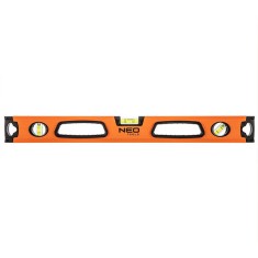 Nivela din aluminiu cu 3 bule, 2 manere, magnetica, 600 mm NEO TOOLS 71-112 HardWork ToolsRange